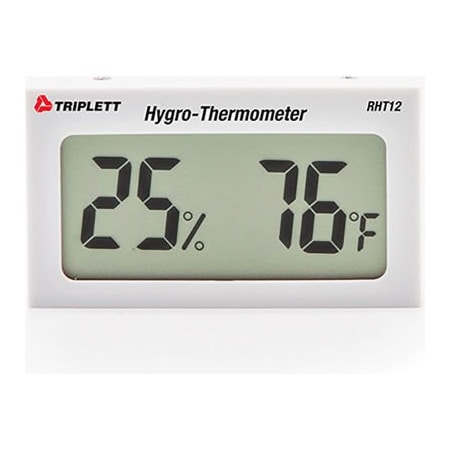 Jewell Instruments Paper Triplett Hygro Thermometer, Dual Display for Humidity/Temperature RHT12